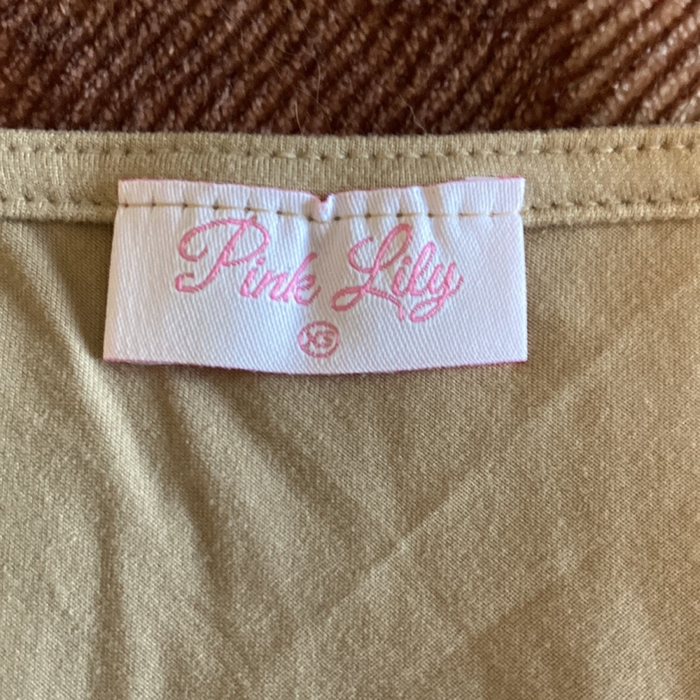 Pink Lily | Free Soul Short Sleeve Bodysuit, Size XS - NWT - Picture 6 of 7